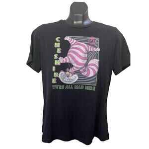 Disney Cheshire Cat “We’re All Mad Here” T-Shirt – Women’s Medium